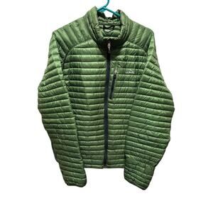 L. L. Bean 850 Fill Power Down Jacket Ultralight Puffer Green Full Zip Men's XL